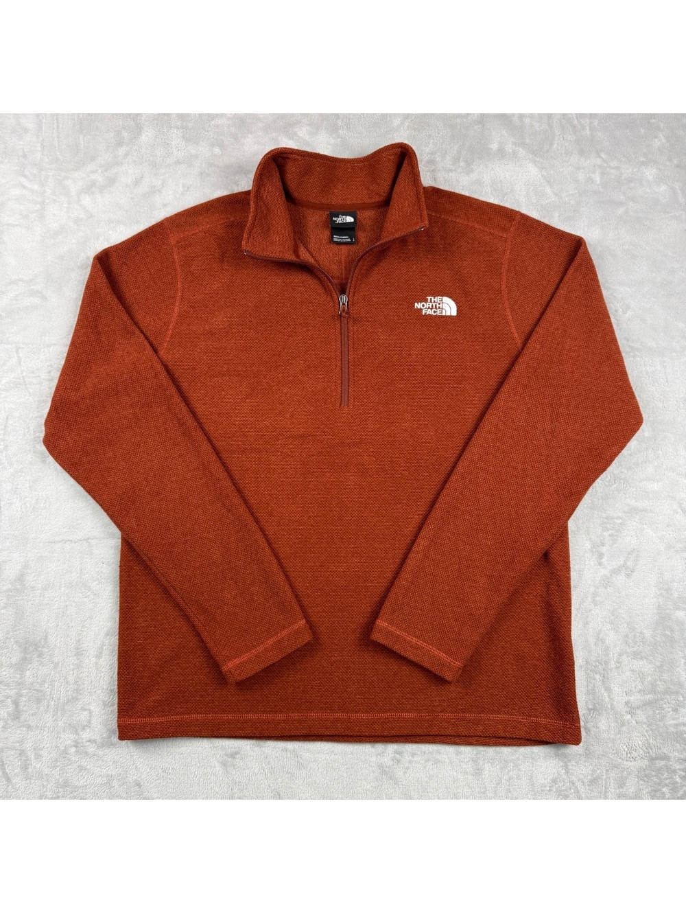 The North Face Men's Textured Cap Rock 1/4 Zip Fleece Pullover L Trail Gorpcore